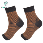 L XL Knitted Plantar Fasciitis Running Socks Ankle Compression Sleeve For Swelling