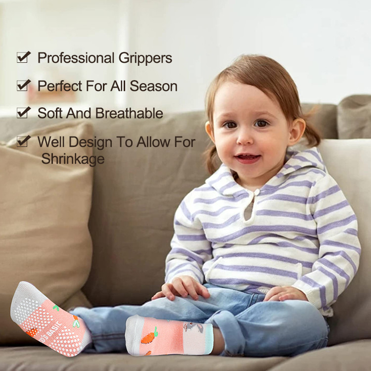 Kids Seamless Sensory Socks Baby Girl Socks Cartoon