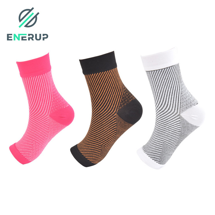 Pink Foot And Ankle Compression Socks For Peroneal Tendonitis